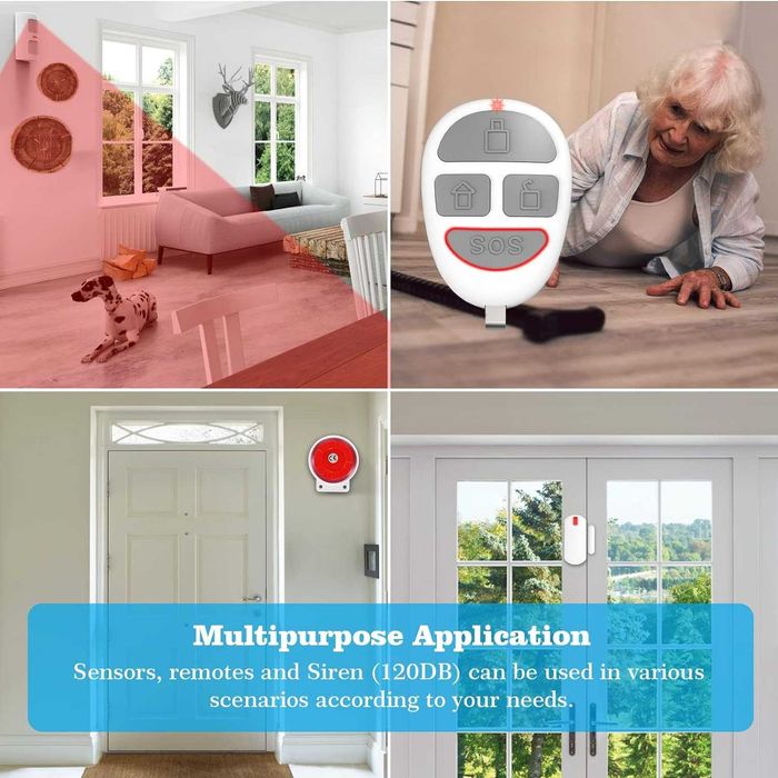 Алармена система YISEELE 16 части WiFi