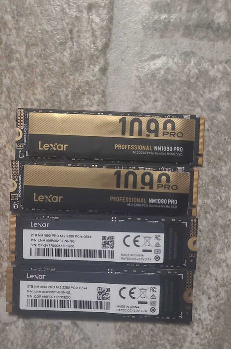SSD Lexar NM1090 Pro de 2TB, PCIe 5.0 – Nou, Zero Ore Utilizare