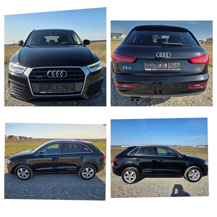 Audi Q3 2.0TDI 150cp Quattro Automat An2017 Euro6, Faruri Matrix,Navi