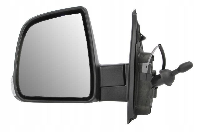 Oglinda usa exterioara Fiat Doblo (263), 01.2015-, partea stanga/dreapta, regl. manuala; carcasa grunduita; sticla convexa; 8 gauri / 2 pini; cu semnalizare