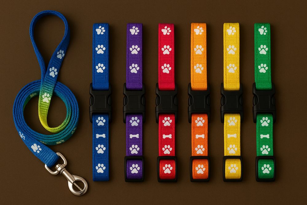Повод със каишка със звънче за малки кученца