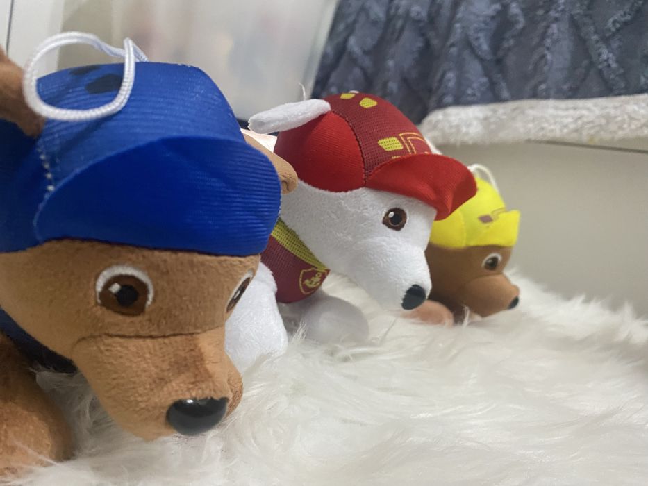 Мягкие игрушки три собачки