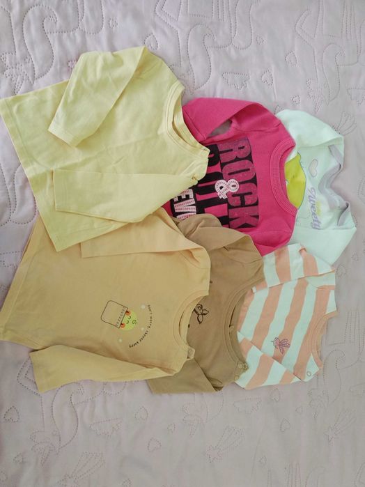 Бебешки дрехи за момиче 0-12 месеца
