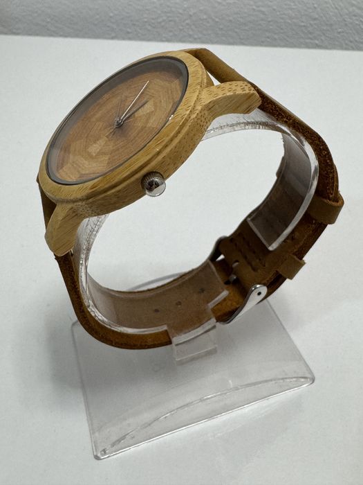 Ceas barbati din lemn Bambus, Vavona.