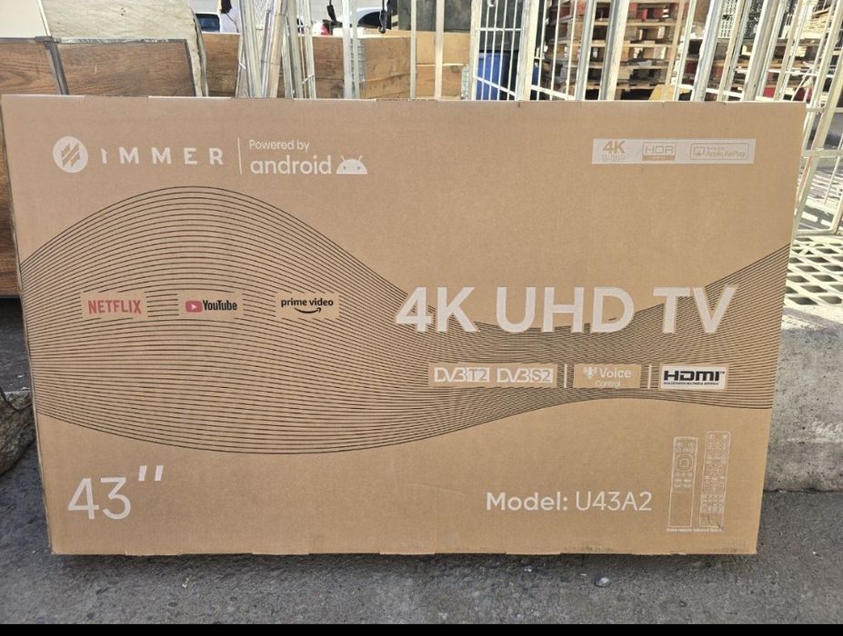 Телевизор Immer U65W2 — это 65-дюймовый 4K UHD QLED Smart TV
