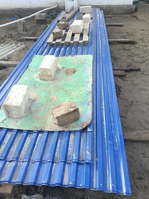 Профлис ультрамарин новый толщина 0,45мм