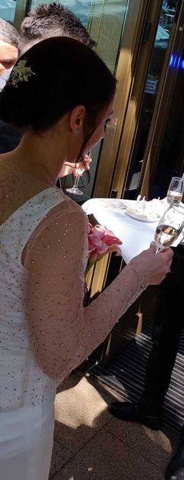 Rochie mireasa tafta