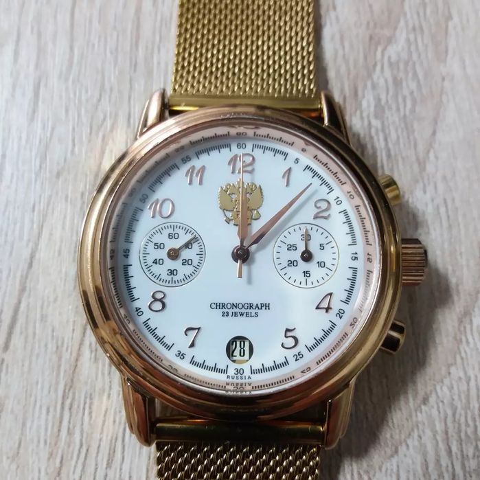 Часы Полёт-хронограф. (Россия).
