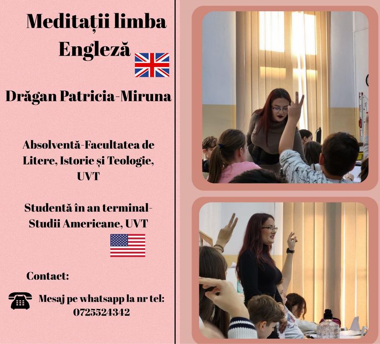 Meditatii Limba Engleza, Timisoara