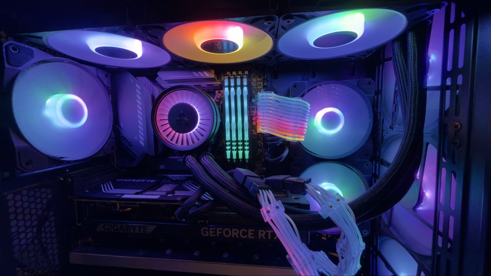 RAM Kingston Fury Beast RGB 32GB (4x8GB) DDR4 3200MHz CL16