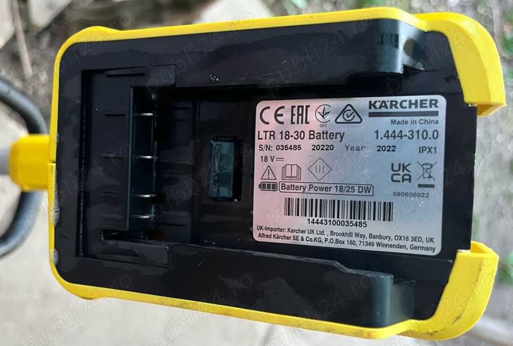 Trimmer pentru gazon cu acumulator