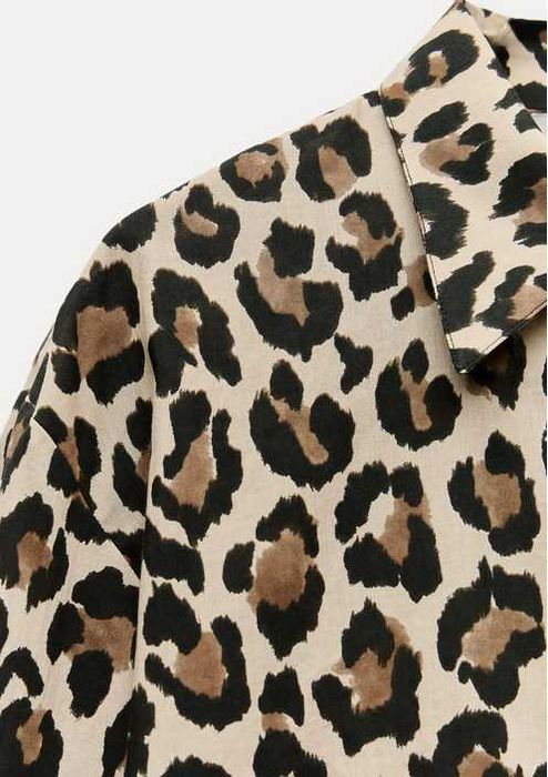 Zara риза с животински принт