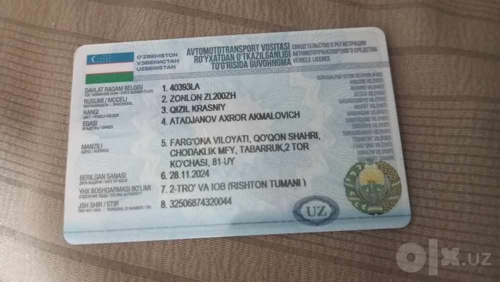 Золлон 250 куб. Холати яхши