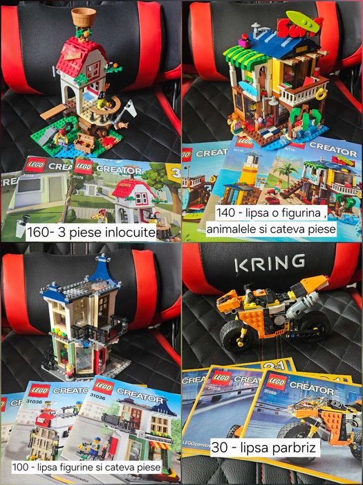 Lego creator/technic/super heroes/speed champions