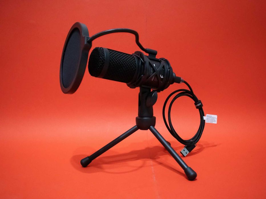 NOS 500 USB Кондензаторен Микрофон с Neumann капсула за студио подкаст и стрийминг