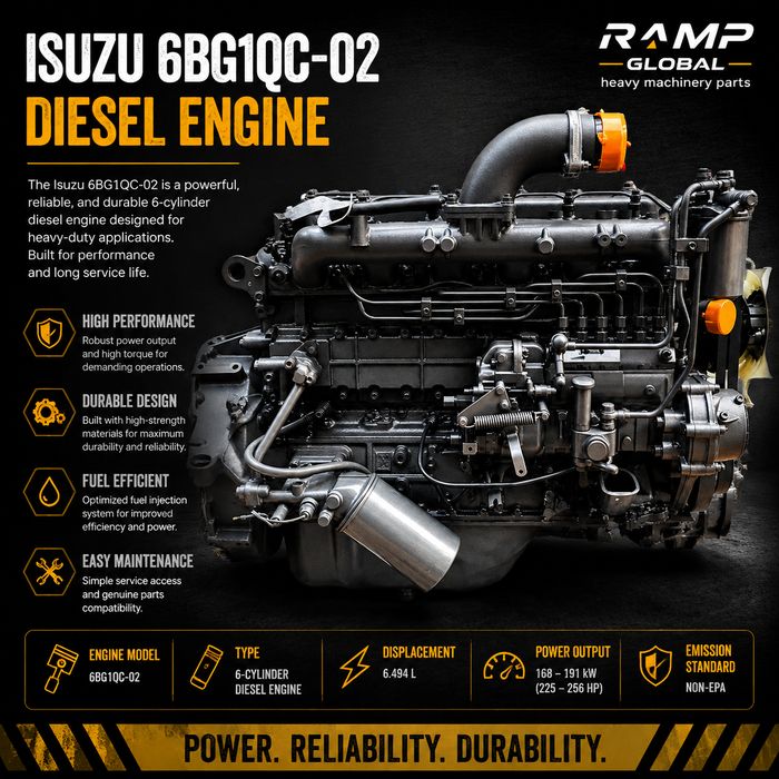 Двигатель Isuzu 6BG1QC-02