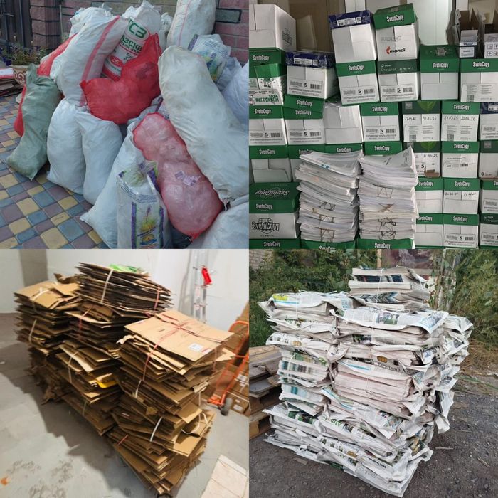 Картон макалатура пленка поддон 24/7