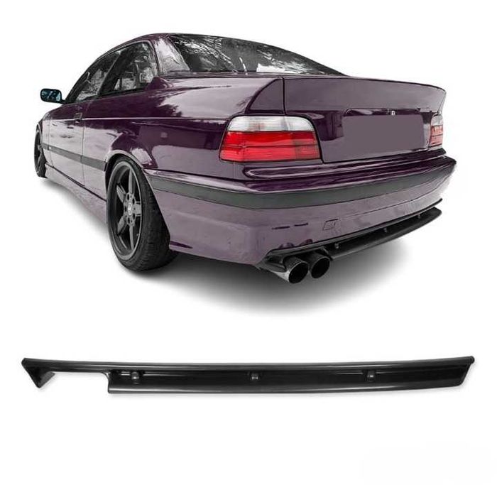 Difuzor Bara Spate Normala Standard BMW E36 (90-99), Evacuare dubla