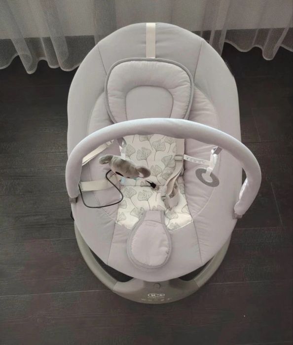 Leagan electric 2 in 1 Kinderkraft LULI, Gri