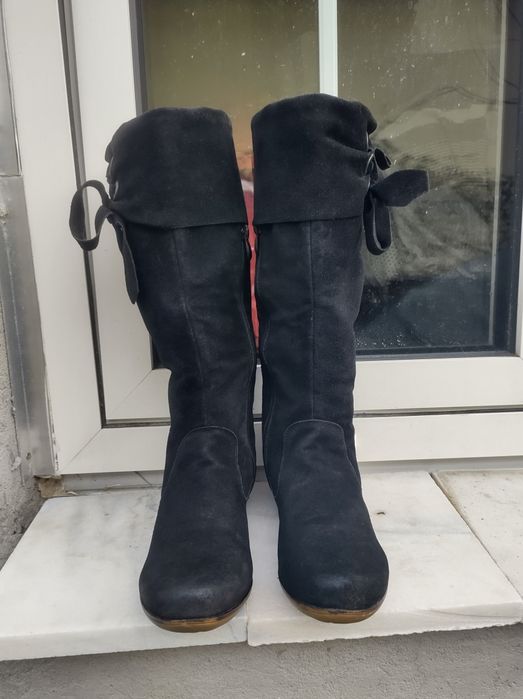 Cizme dama piele intoarsa sau nabuk 36