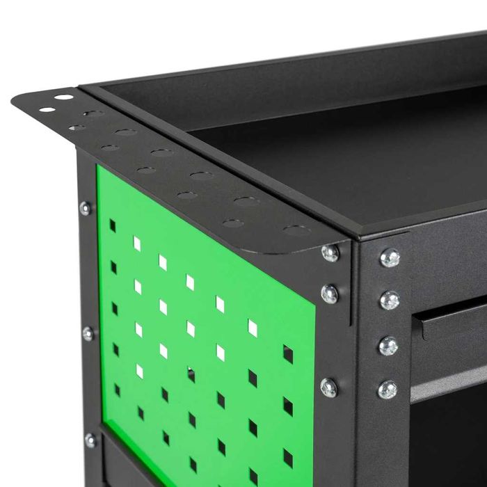 Професионална количка за инстументи с три рафта и чекмедже HAWEK PRO