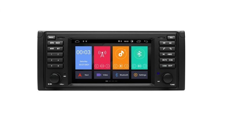 BMW E39 7" Андроид Нaвигация БЕЗ DVD МЕХАНИКА, 7136