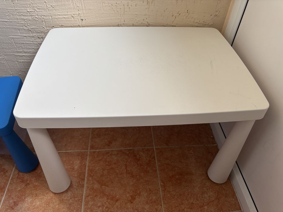 Стол белый детский от икея