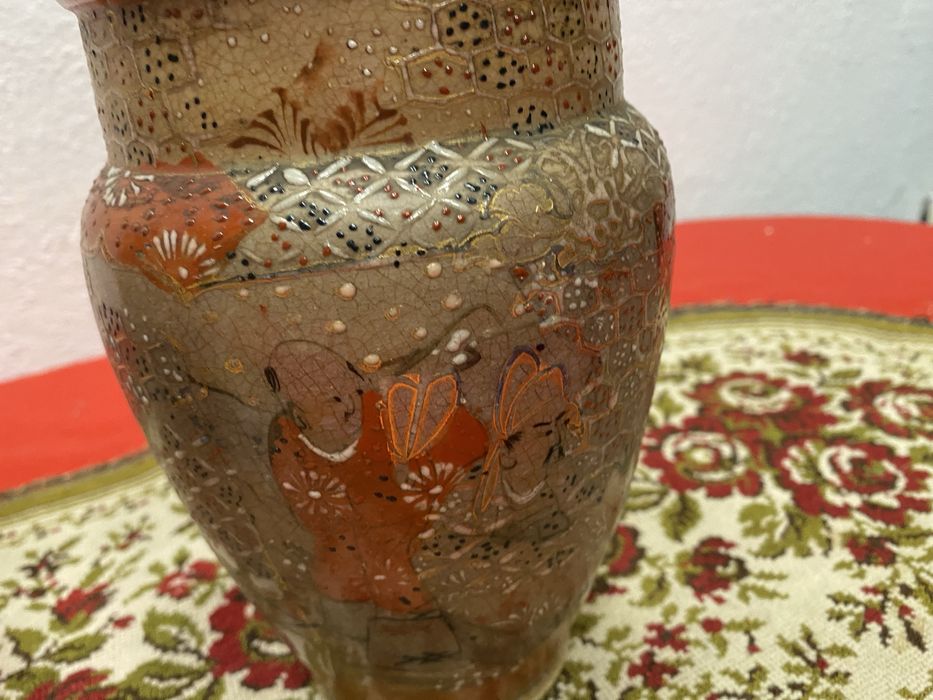 Японски вази сацума от порцелан - кашпи