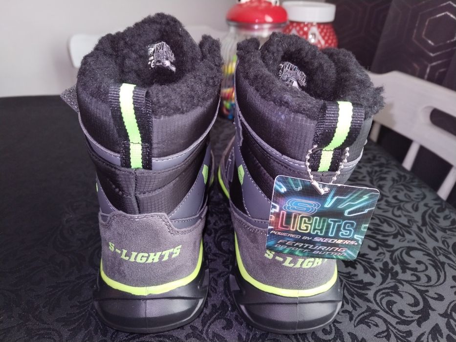 Skechers Детски Боти Hypno-Flash 2.0 с велкро и LED светлини. Номер 33