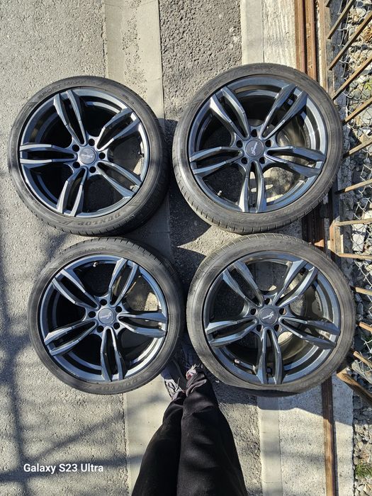 Vand jante R19 5x120 cu tot cu cauciucuri 245 40 19