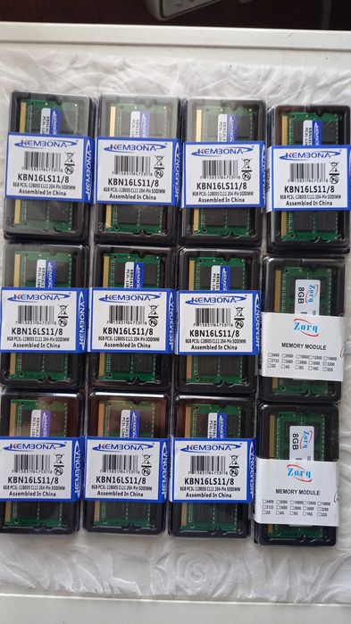 Памет рам 8GB DDR3L PC3L 12800s за лаптоп SODIMM НОВИ 1Г ГАРАНЦИЯ