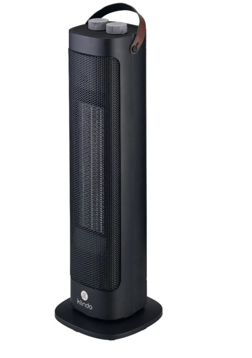 Aeroterma turn Klindo KTC2000-21, 2000W, 2 trepte de incalzire, Negru
