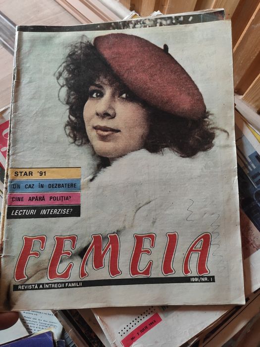 Reviste ziare vechi Sateanca Femeia