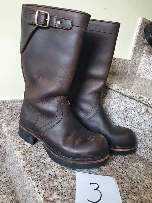 Дамски ботуши от естествена кожа