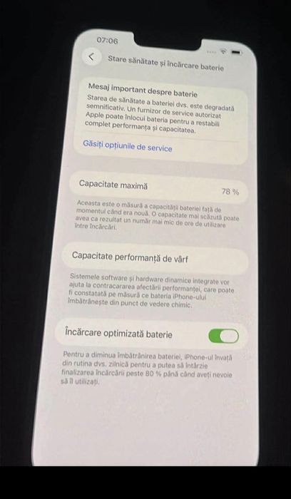 Iphone 14 plus 128 gb 78% sanatate baterie