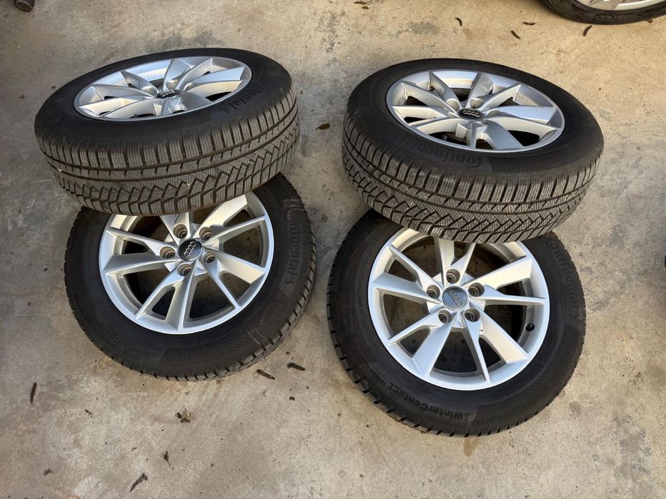 Roti  iarnă noi 205/60/r16 audi  5x112 gaura centrală 66,5