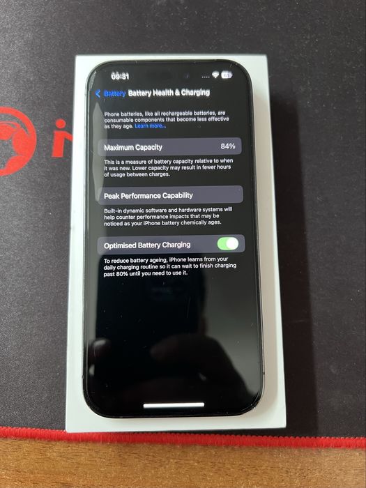 iPhone 14 Pro, Deep Purple, impecabil, 128 Gb