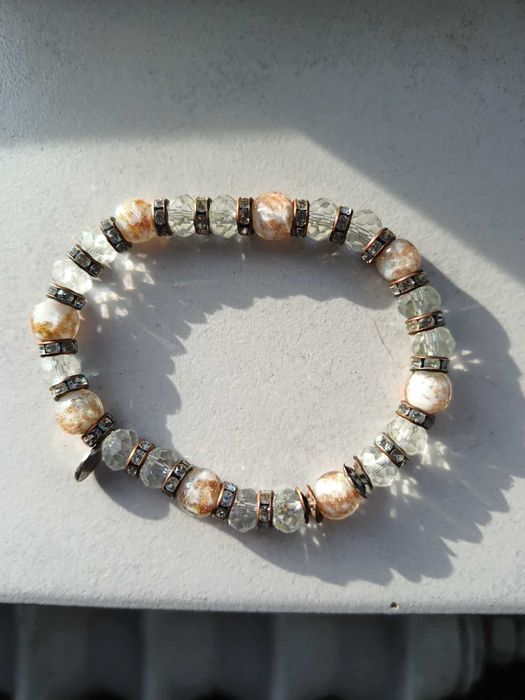 Bratara Murano Glass Hand Blown Glass Bracelet Made in Murano, Italy