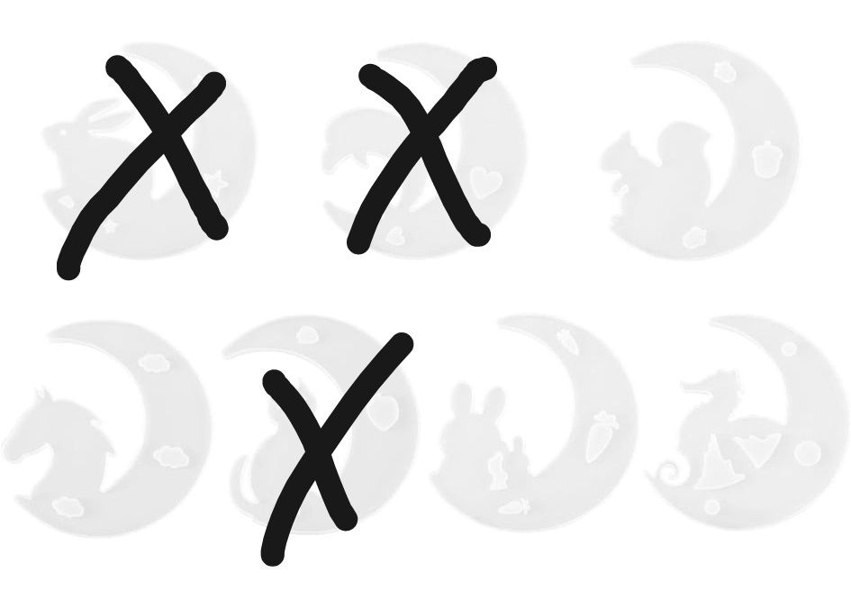 Matrite silicon ceasuri semiluna veverit pisica cal iepuras unicor