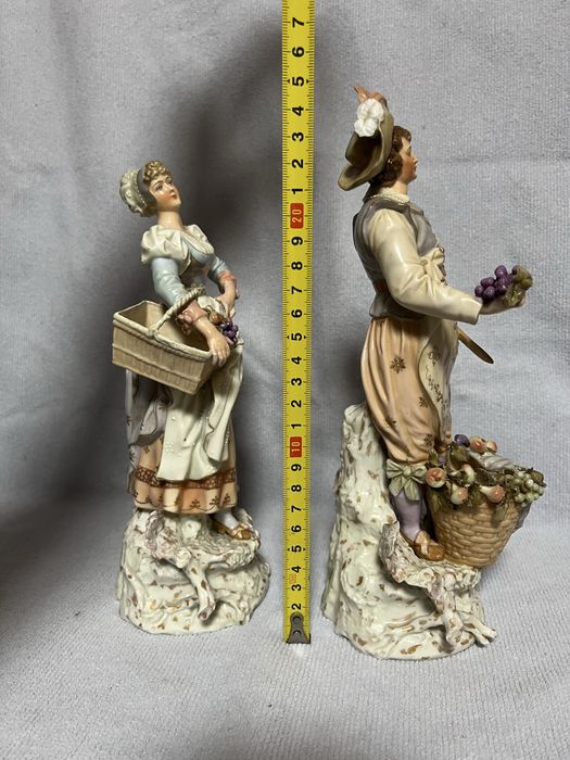 Колекционерска порцеланова двойка E&A Muler,Germany