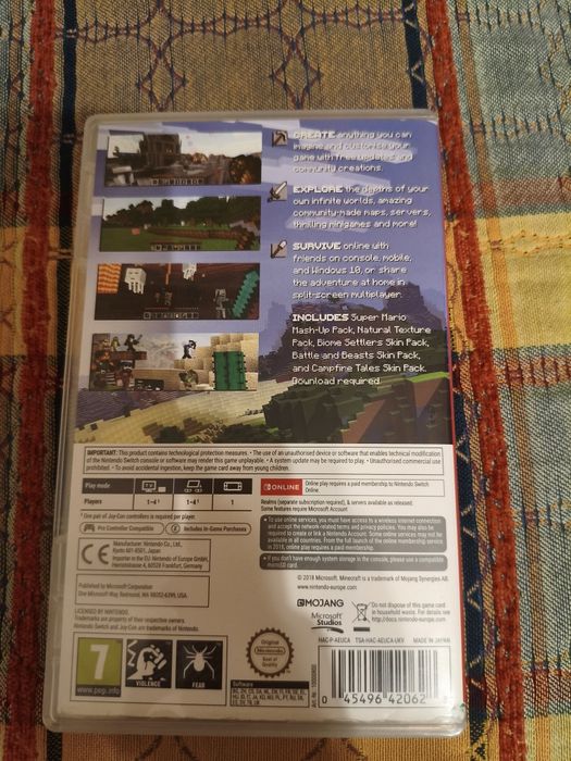 Minecraft для Nintendo switch