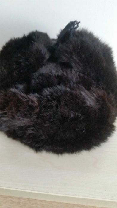 caciula de iarna , marmota maro inchis