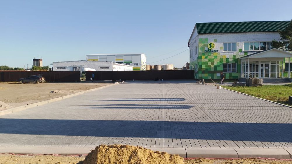 Укладка брусчатки