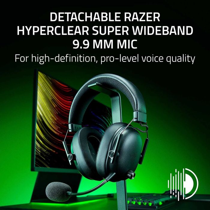 Razer BlackShark V3,Безжични слушалки,TriForce 50 мм драйвери,FPS
