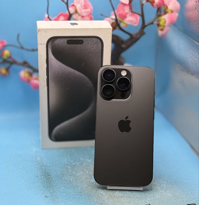 Apple iPhone 15 Pro, 128GB, 5G, Black Titanium