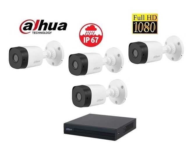 DAHUA Full HD комплект DVR XVR + 4 камери 1080P