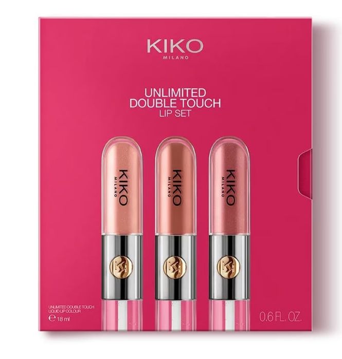 Gift Set KIKO MILANO - 3бр. Двойни гланцове за устни