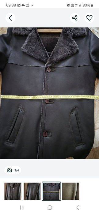 Продам мужскую дубленку