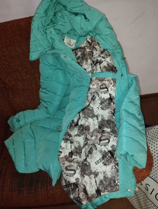 Пуховик детский на девочку