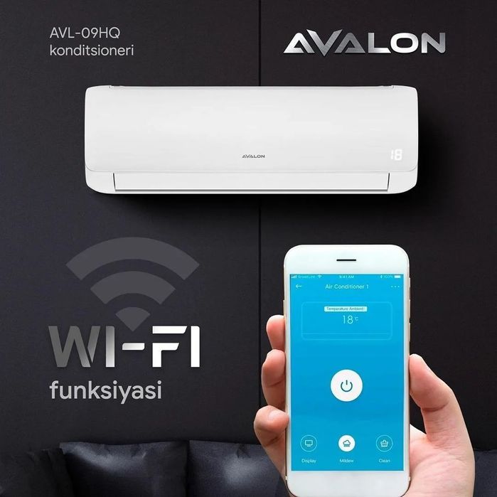 Кондиционер Avalon  12 WiFi Inverter(ДАСТАВКА +ГАРАНТИЯ)